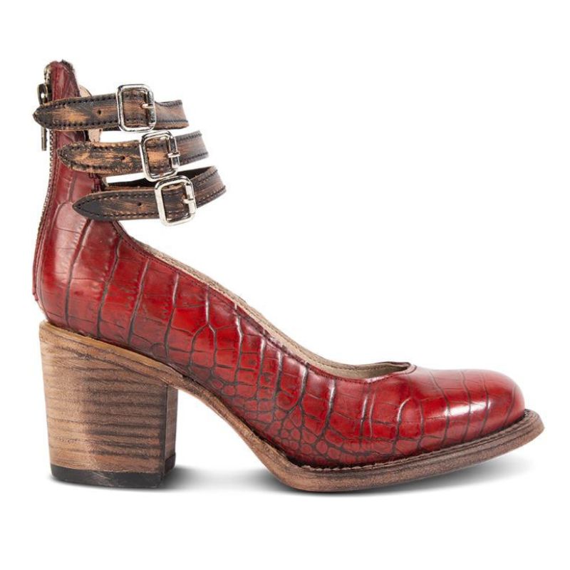 Neda - Stylische Pumps mit Fesselriemchen