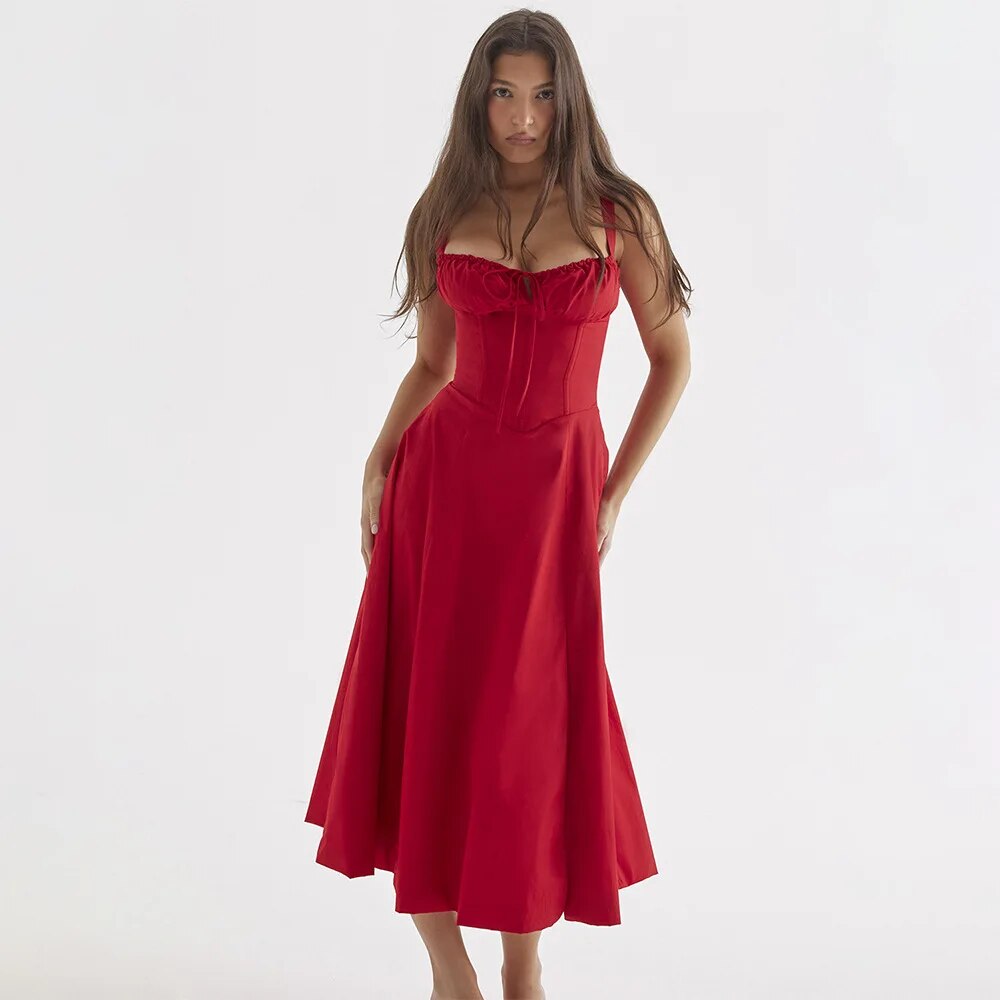 Gretchen - Midikleid mit Schnürung und Korsett