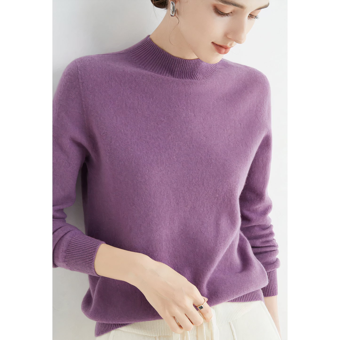 Yelena - Kaschmir-Strickpullover