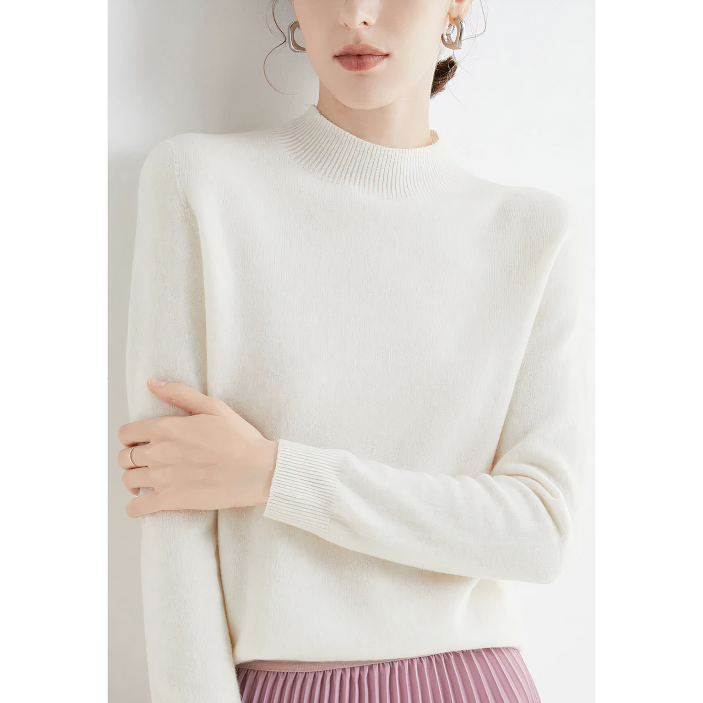 Yelena - Kaschmir-Strickpullover