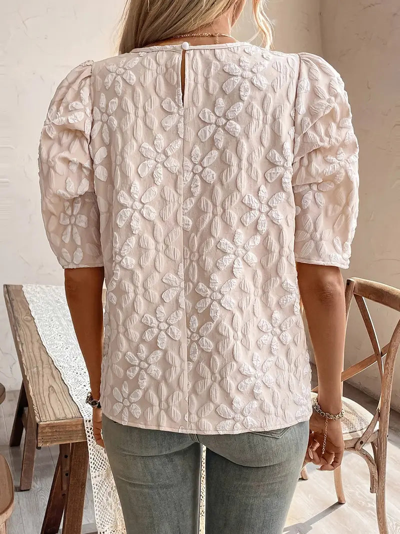 Liselotte – Elegante Bluse mit Puffärmeln