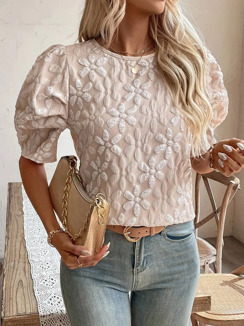 Liselotte – Elegante Bluse mit Puffärmeln