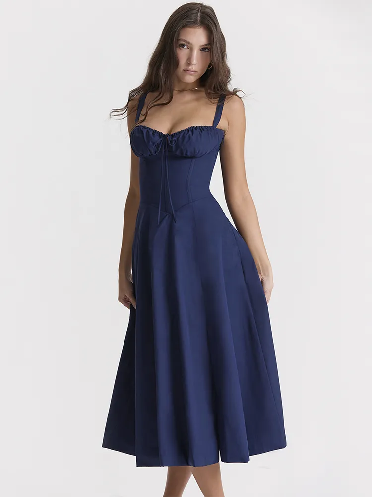 Gretchen - Midikleid mit Schnürung und Korsett