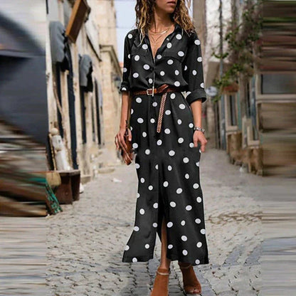 Freja - Modisches Kleid mit Punkten