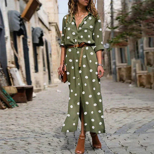 Freja - Modisches Kleid mit Punkten